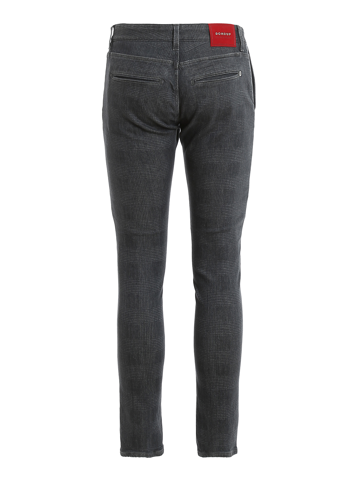 black patterned jeans