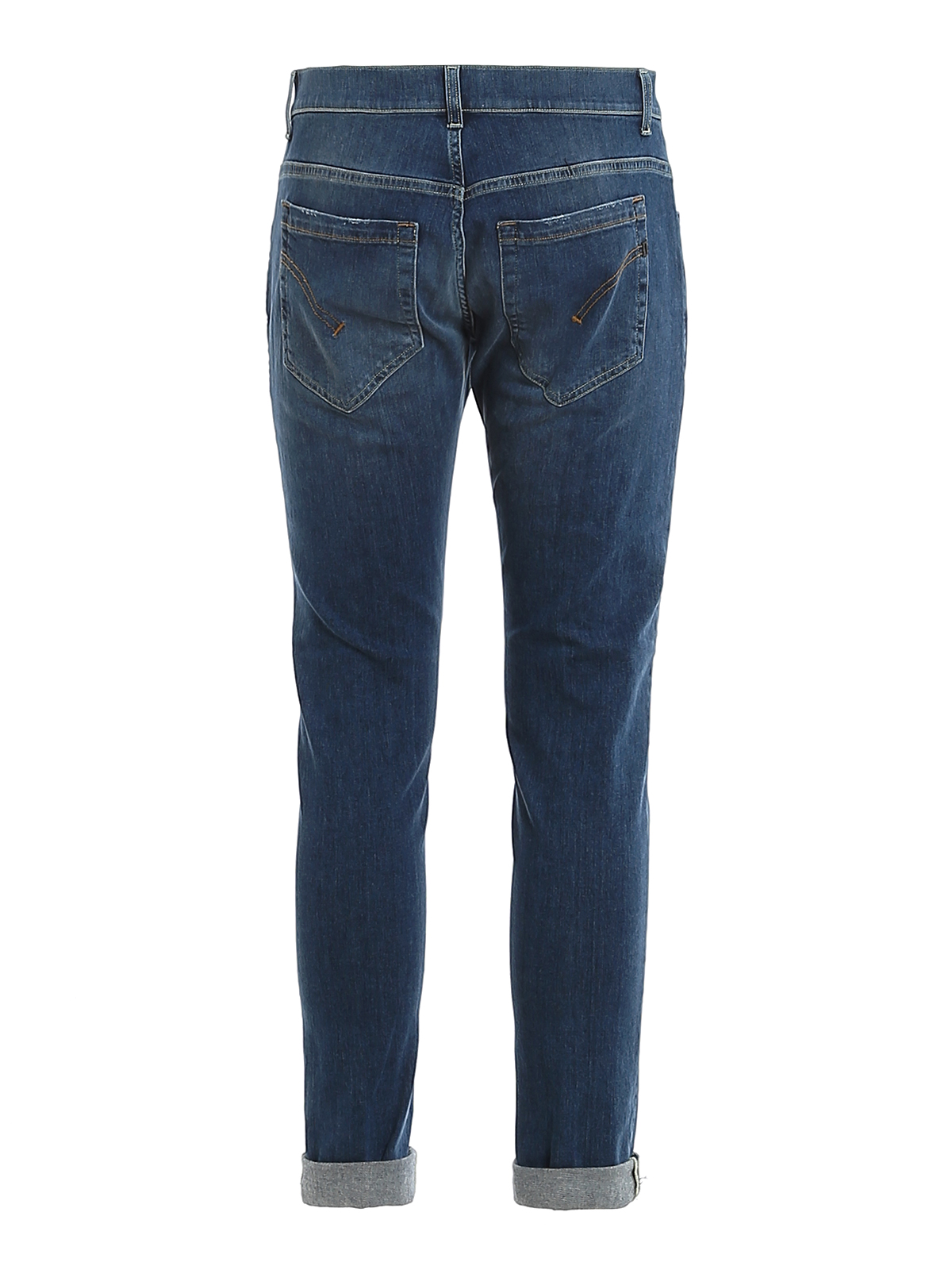 Straight leg jeans Dondup - George faded denim jeans - UP232ZDSE245UEB7800