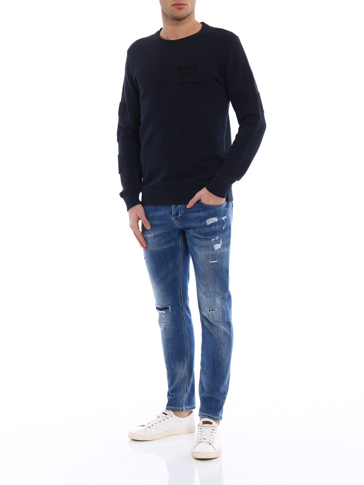 Straight leg jeans Dondup - Mius medium wash jeans - UP168DS107US22G800