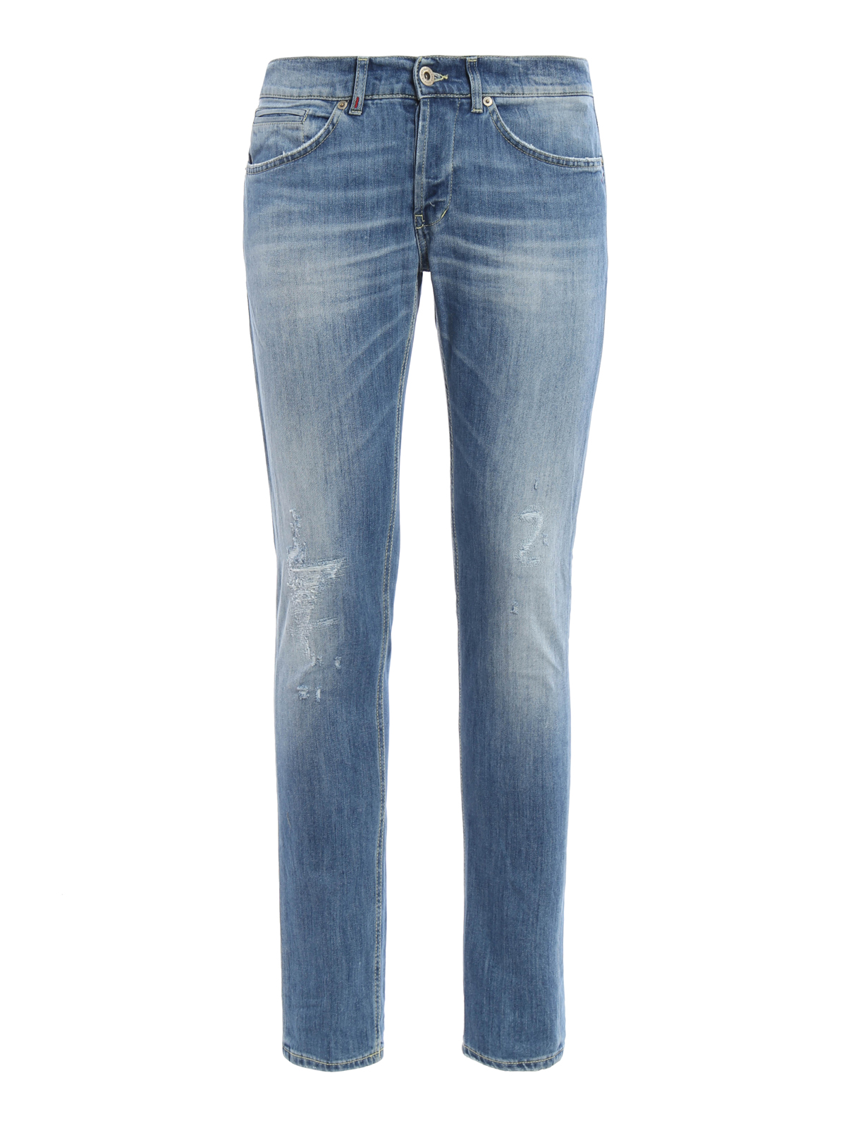 Skinny jeans Dondup - George worn out stretch jeans - UP232DS107UO29G800