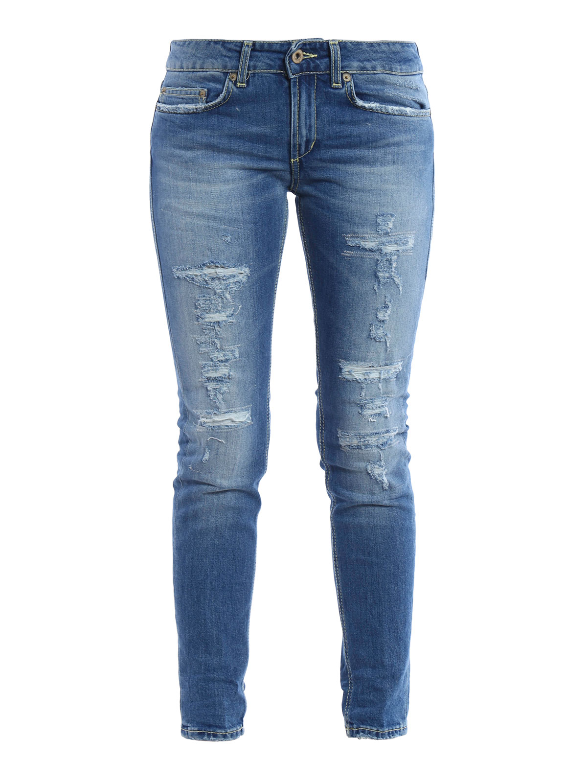 Skinny jeans Dondup - Ripped and faded jeans - P692DS133DM31800