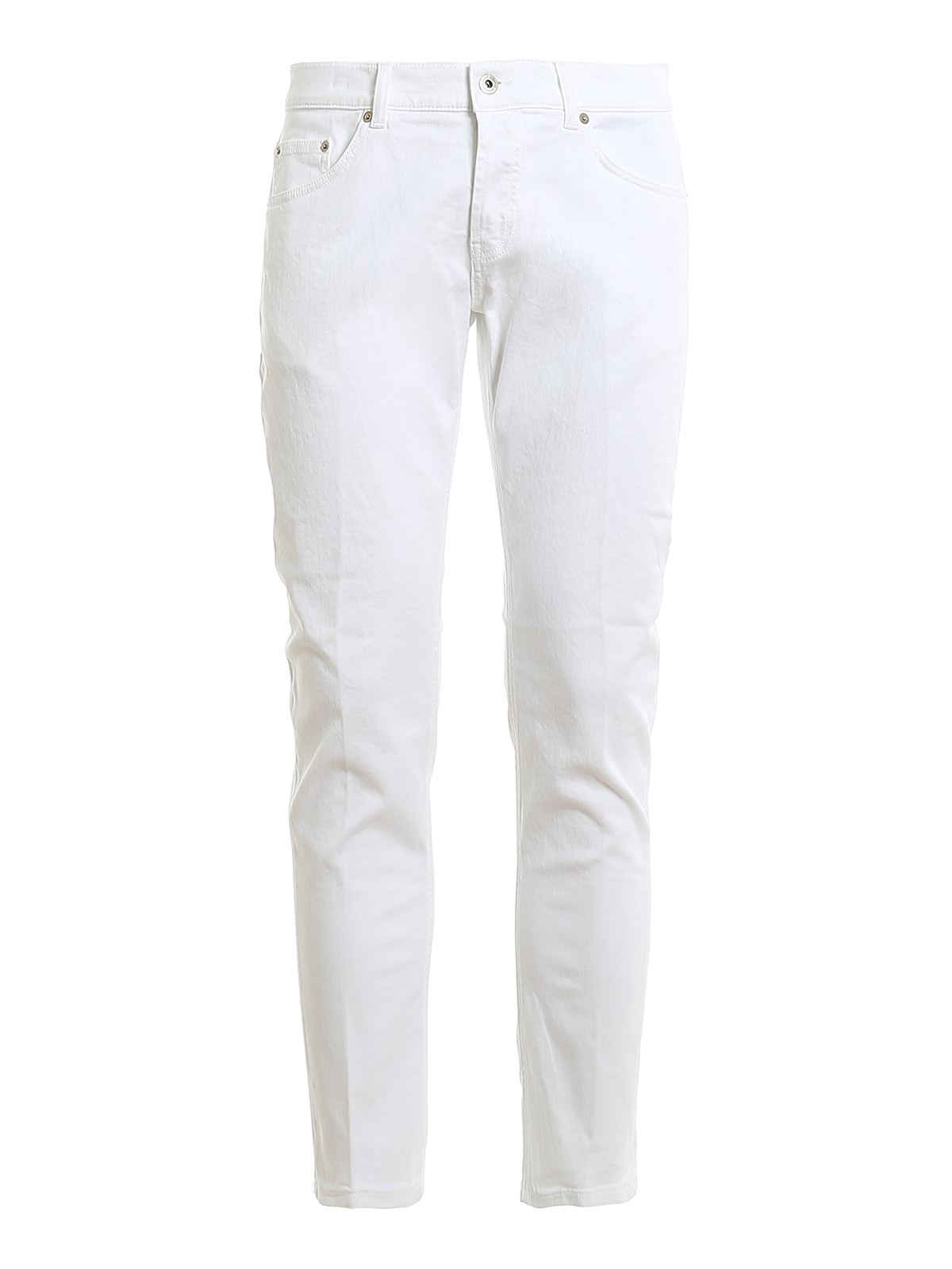 Straight leg jeans Dondup - Mius white jeans - UP168BS0009UPTD000