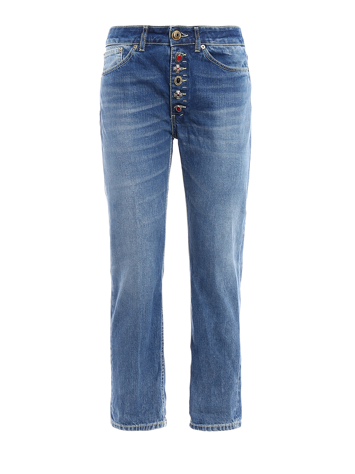 Straight leg jeans Dondup - Surie low crotch crop jeans - P976DF164DP65X800