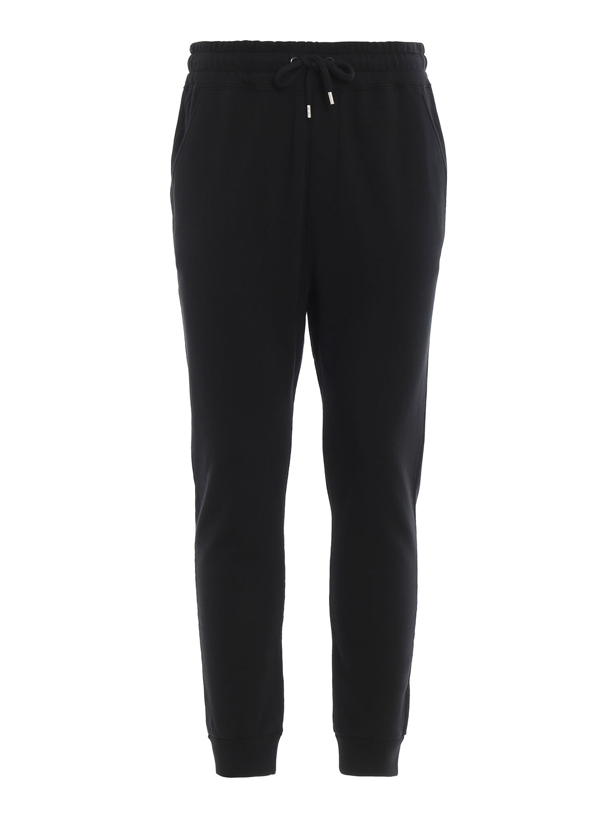 Click to view more detailed imagery on our partner's website Dondup Black Cotton Fleece Joggers