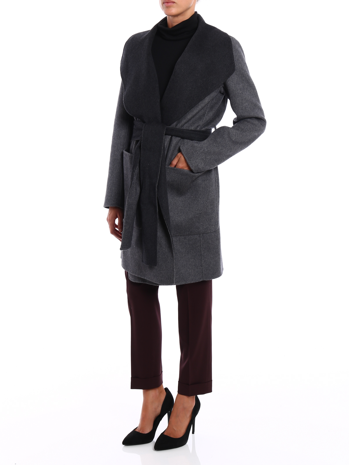 michael kors wrap coat