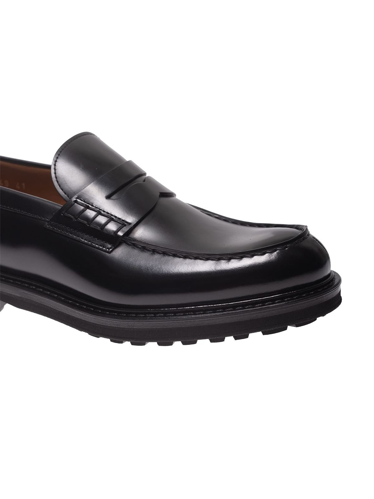 Loafers & Slippers Doucal's - Penny bar loafers in black ...