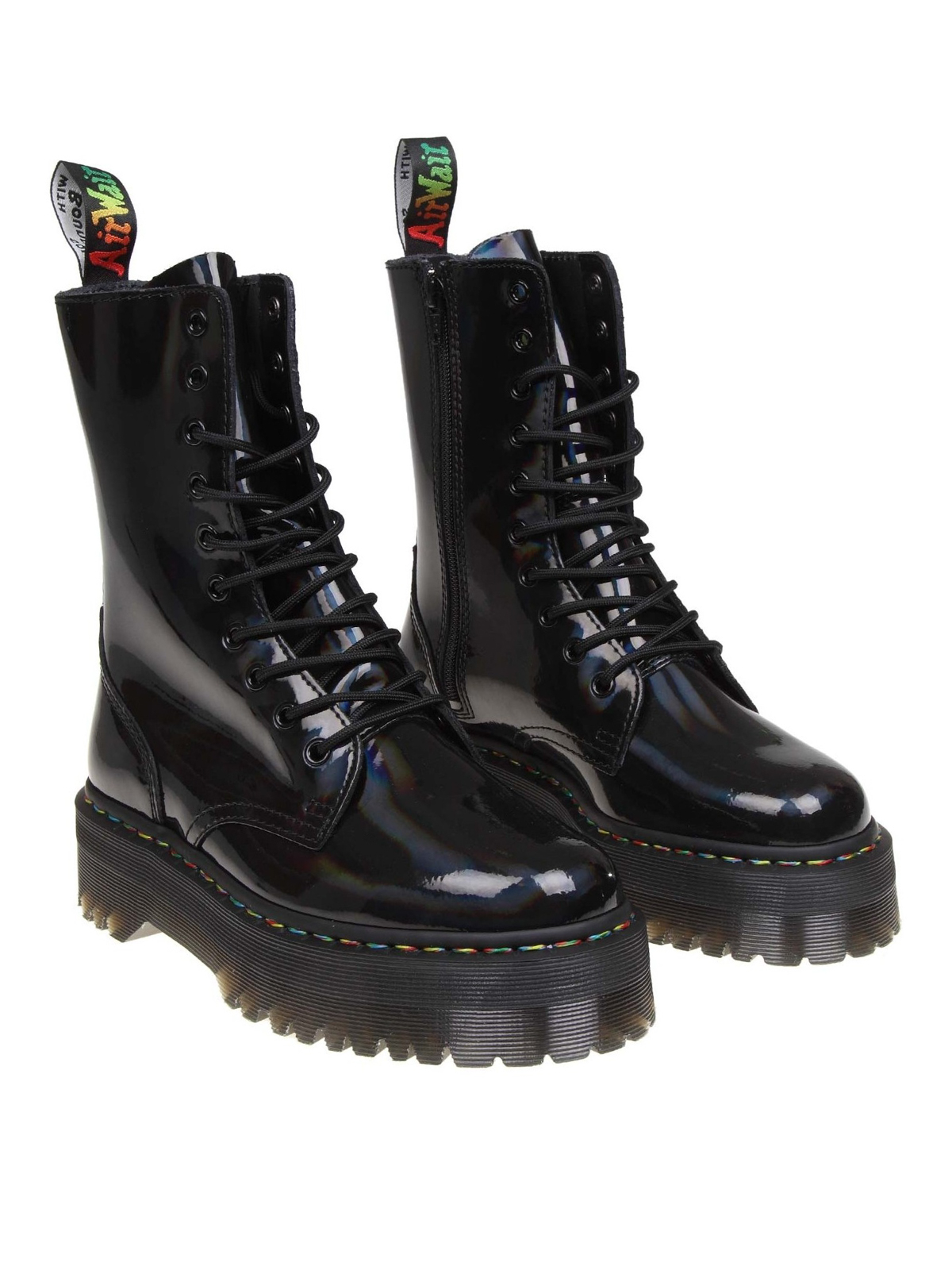 Beide overzee Over het algemeen Ankle boots Dr. Martens - Jadon Hi rainbow patent ankle boots -  DMSJADHBKR24668001