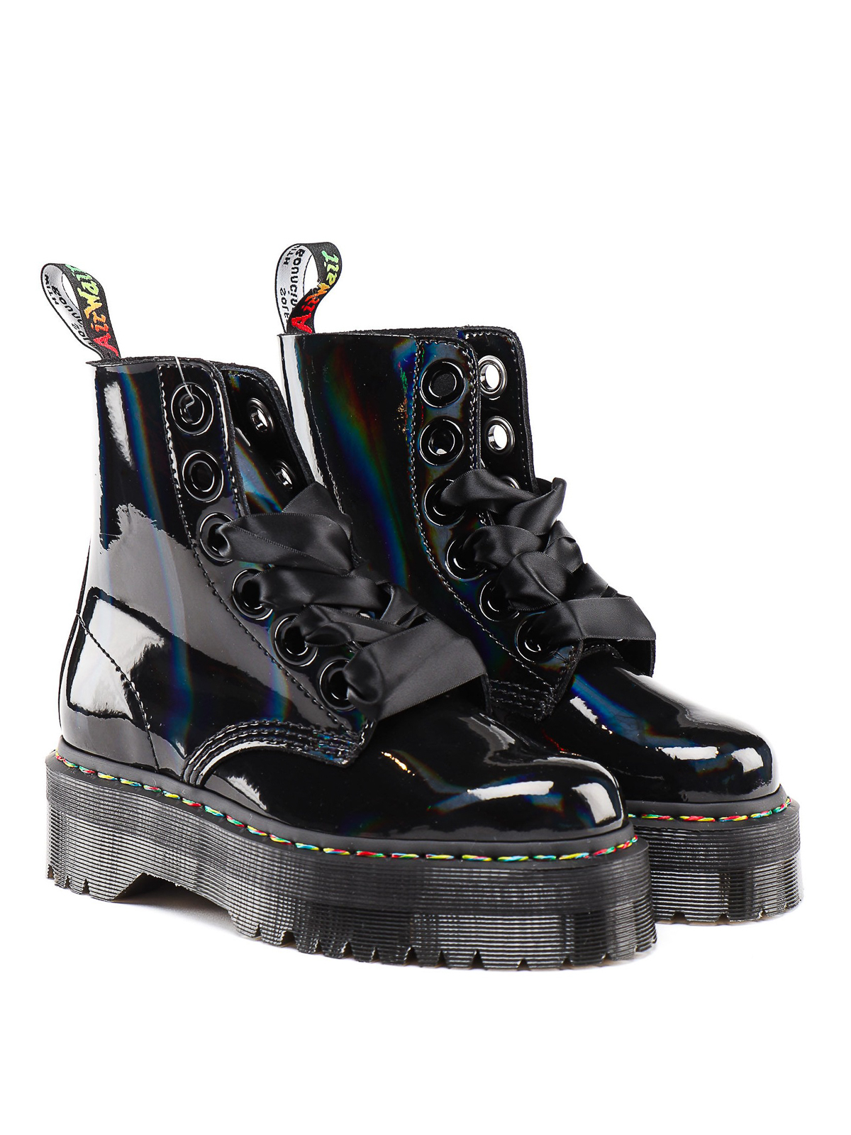 molly rainbow patent dr martens