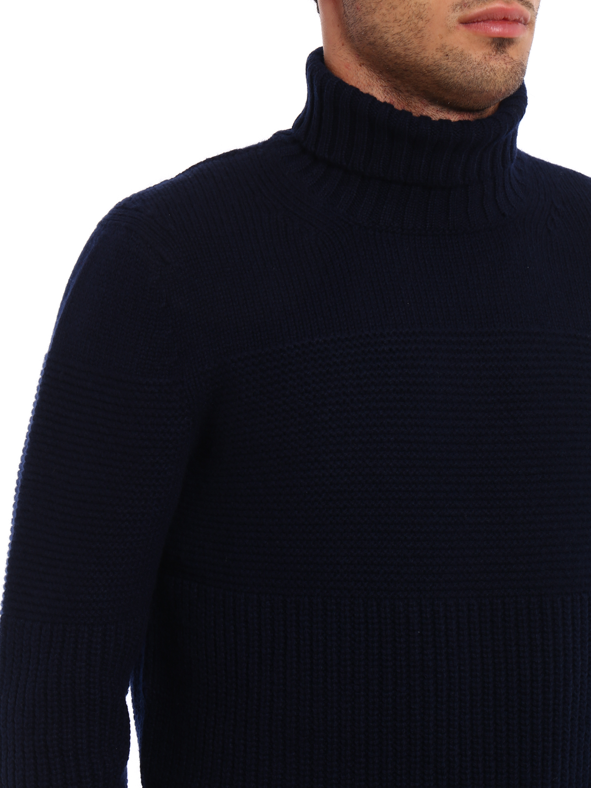 Drumohr - Lambswool turtle neck sweater - Turtlenecks & Polo necks ...