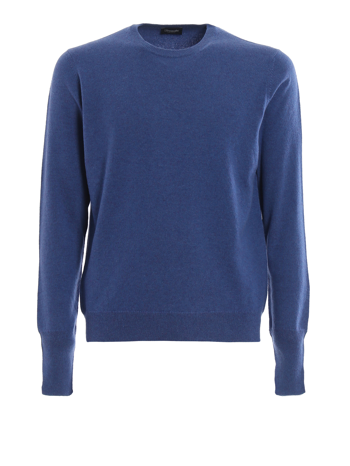 Crew necks Drumohr - Light blue cashmere sweater - D1K103735 | iKRIX.com