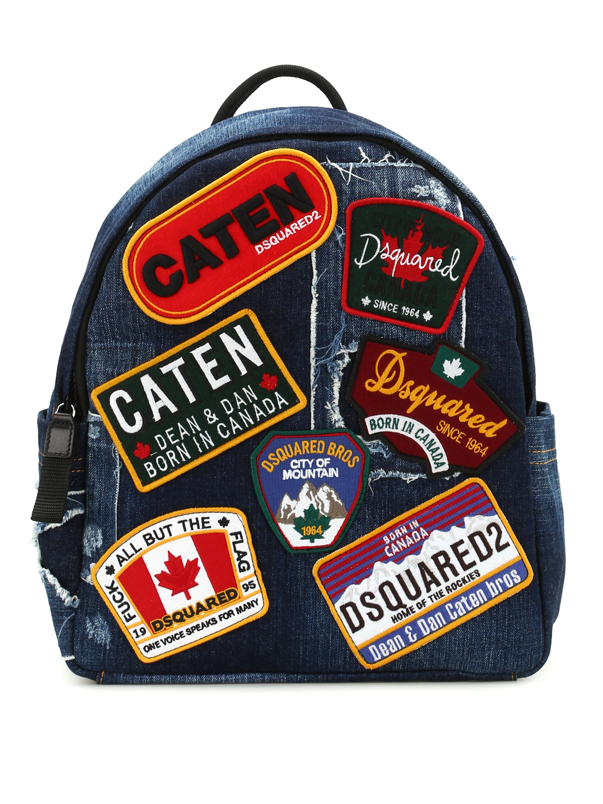Backpacks Dsquared2 - Badge detailed denim rucksack - BP407912463085