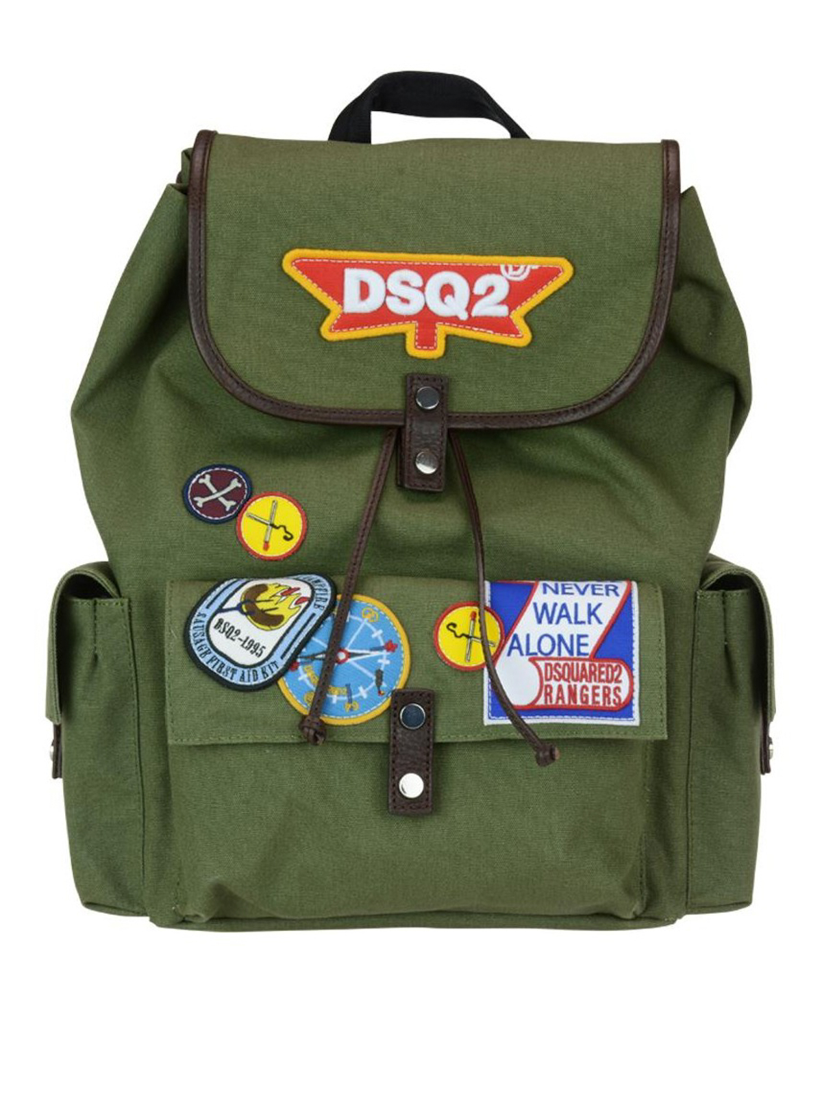 Backpacks Dsquared2 - DSQ2 army style cotton backpack ...