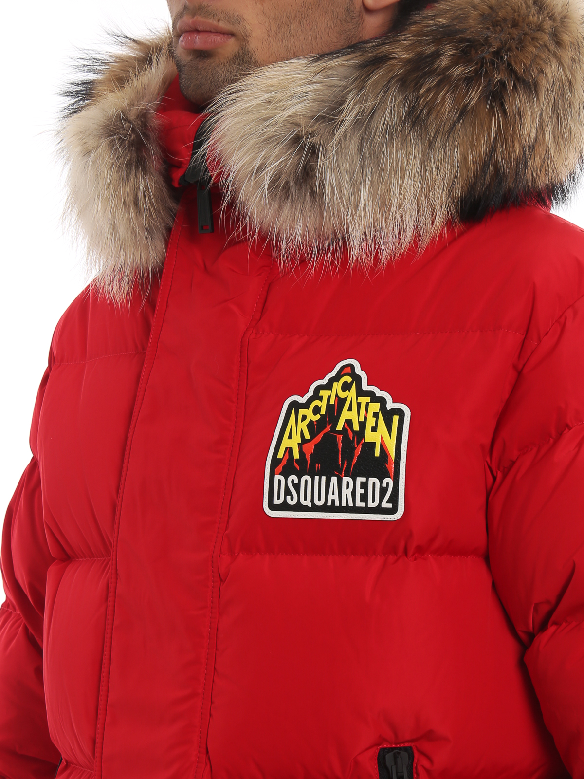 dsquared red jacket