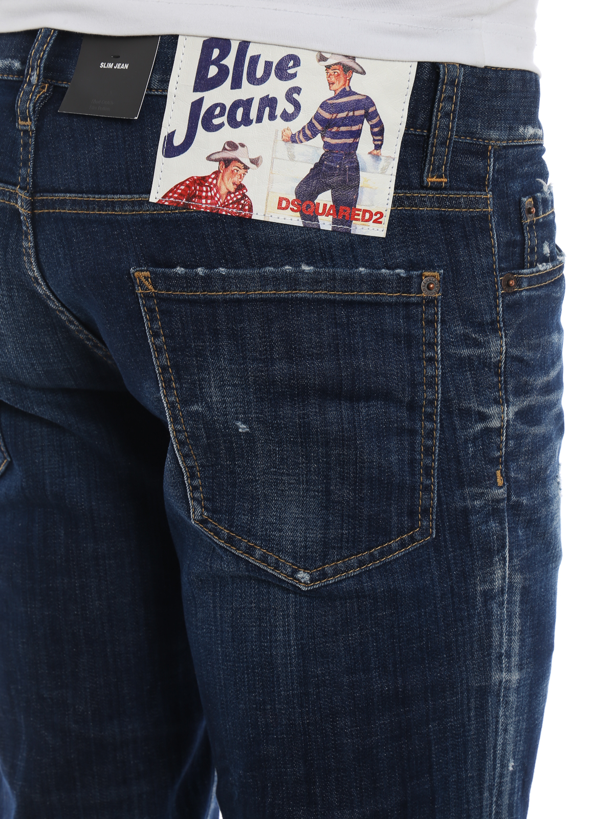 Dsquared2 - Blue Jeans denim slim jeans 