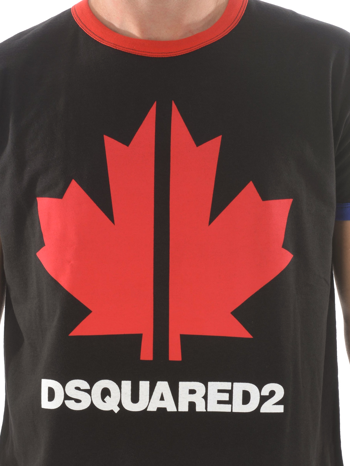 dsquared leaf logo t shirt