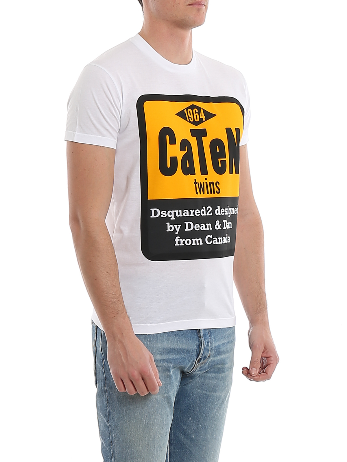 paperback wij Correlaat T-shirts Dsquared2 - Caten Twins T-Shirt - S74GD0652S22427100 | iKRIX.com
