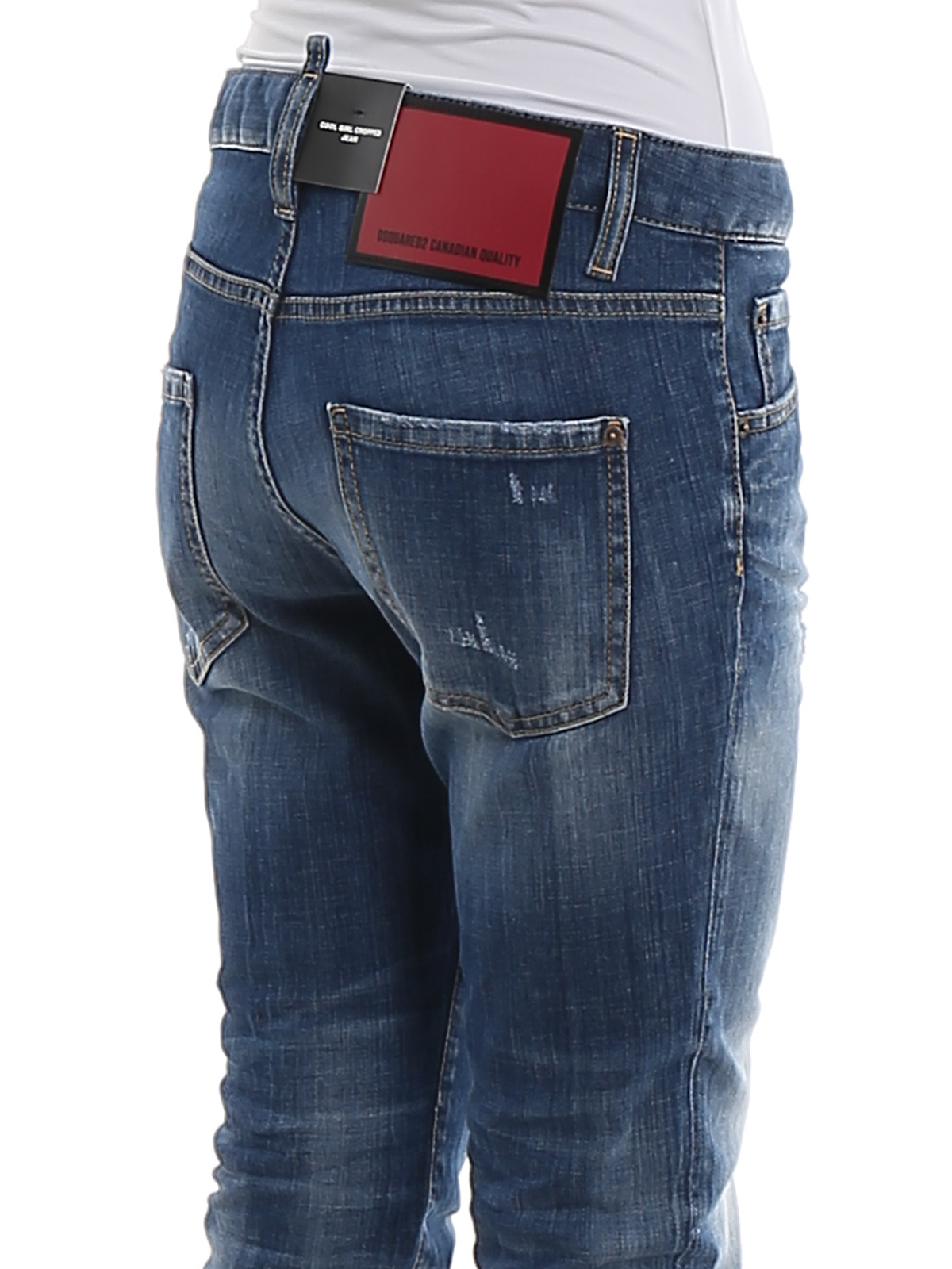 Eervol inkt ten tweede Skinny jeans Dsquared2 - Cool Girl cropped jeans - S75LB0301S30595470