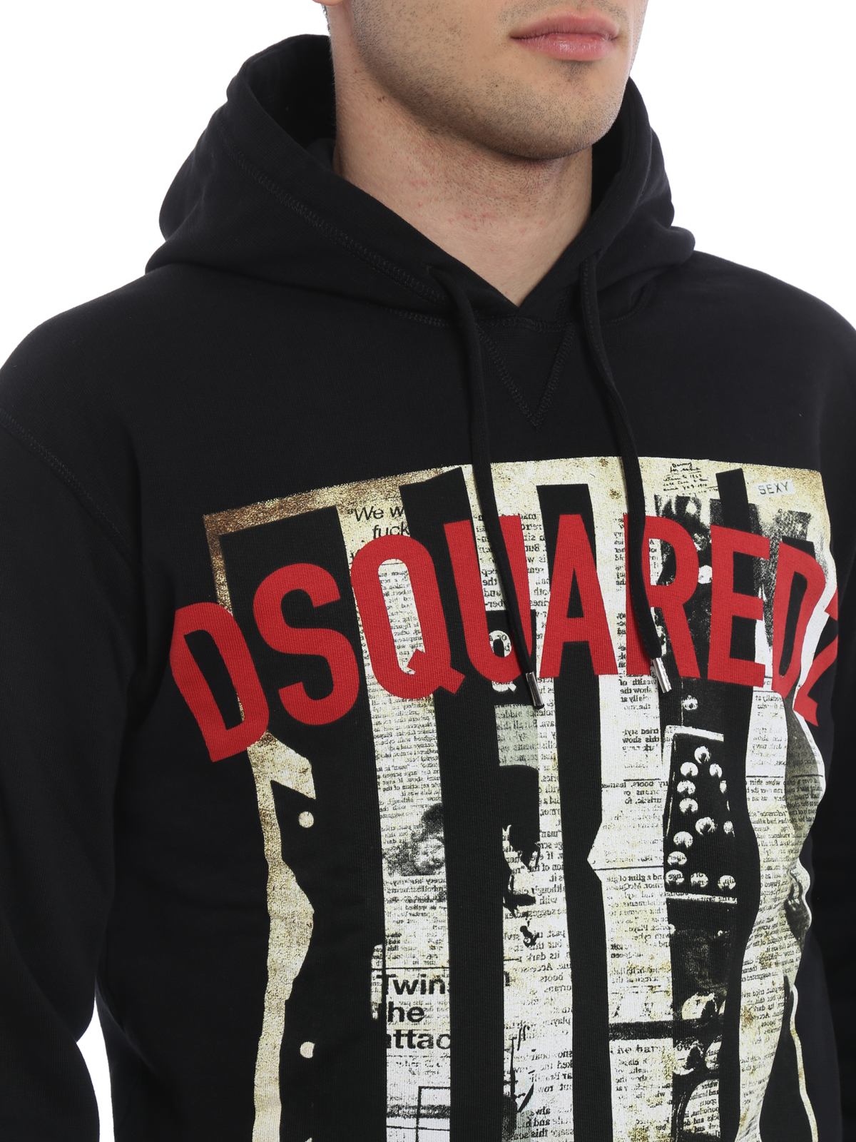 black dsquared hoodie