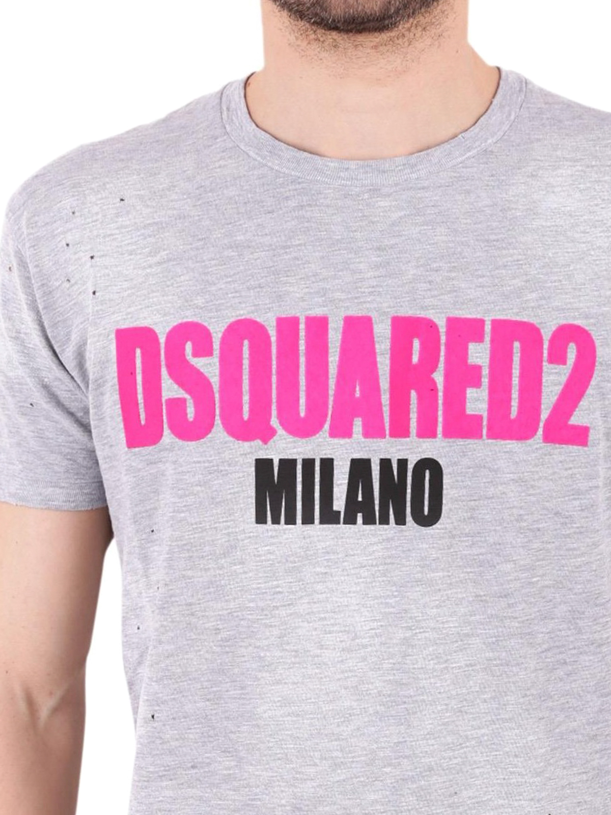 tee shirt dsquared gris