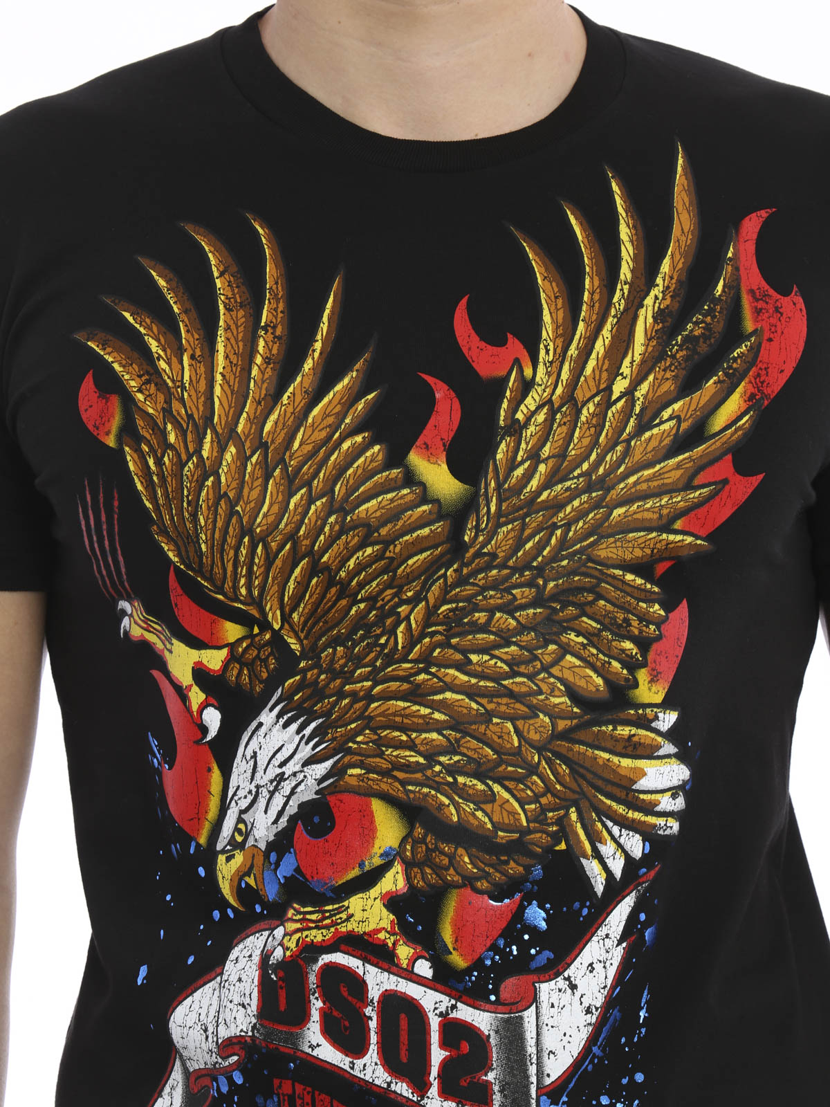 dsquared2 eagle t shirt
