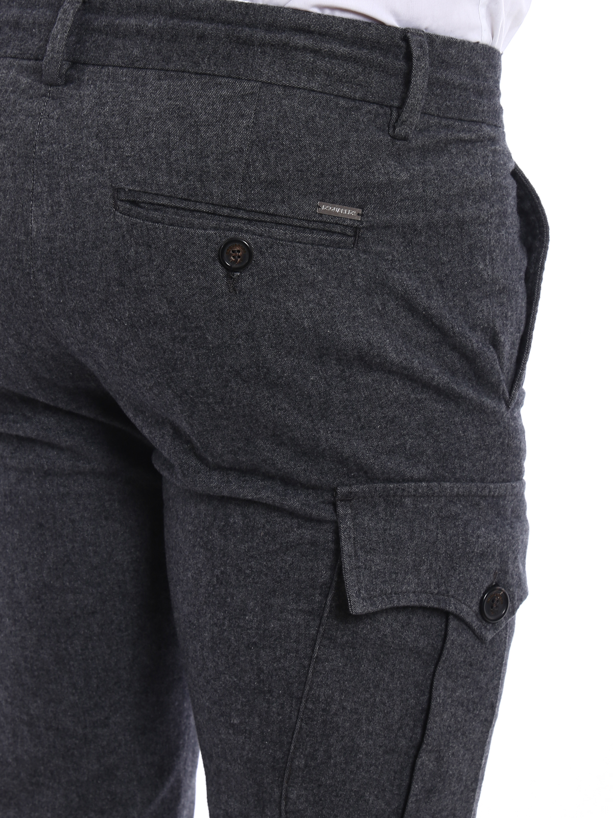 flannel cargo pants