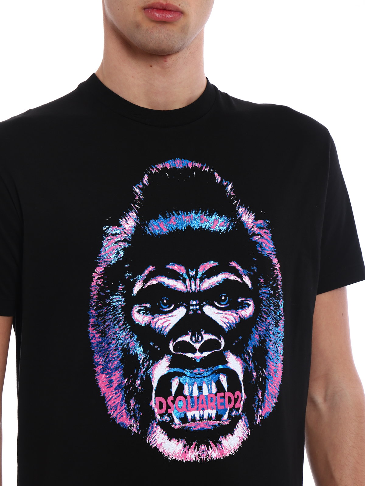 Dsquared2 - Fluo gorilla print T-shirt 