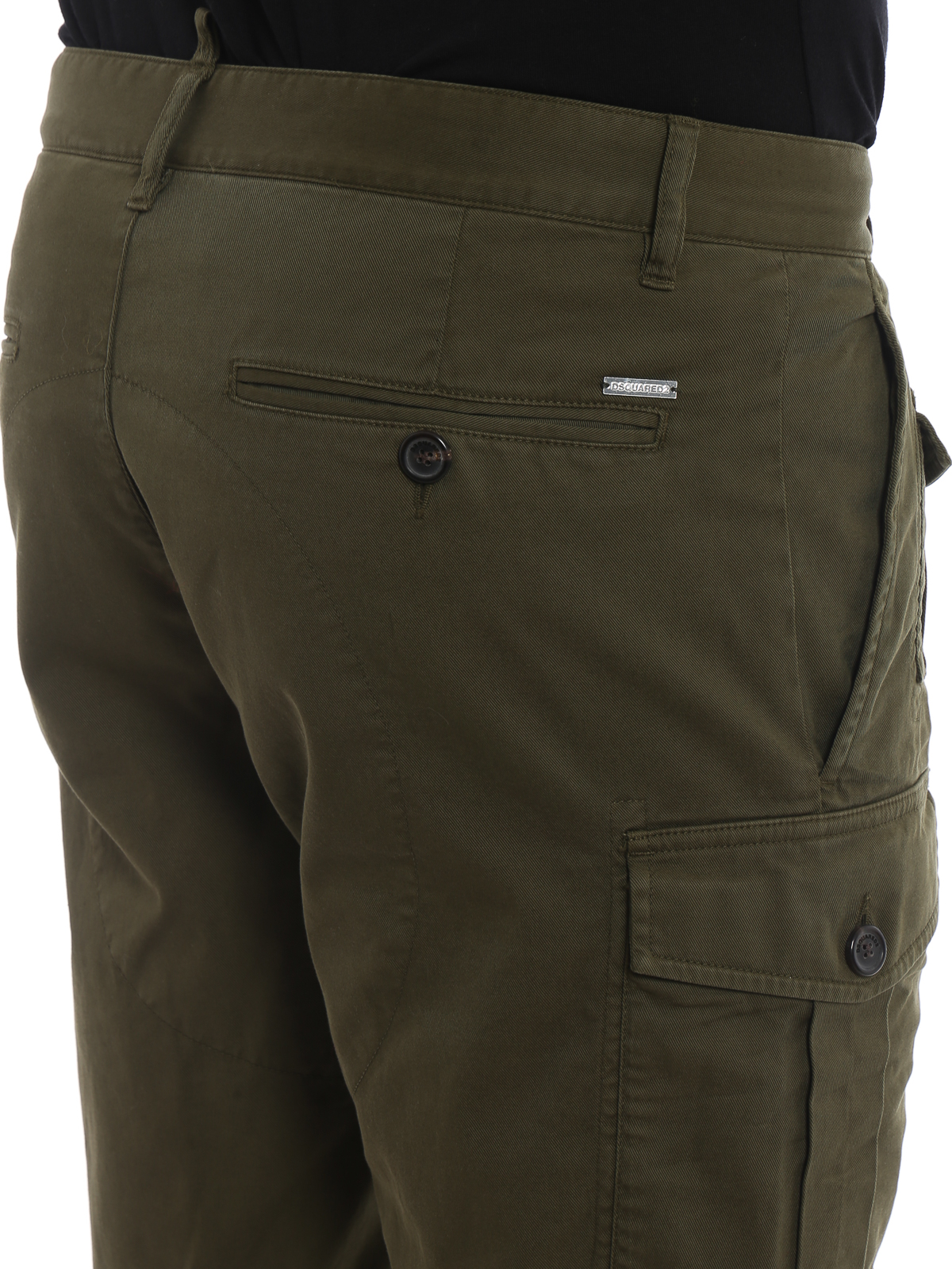 Casual trousers Dsquared2 - Green Sexy Cargo trousers - S71KB0146S49572710