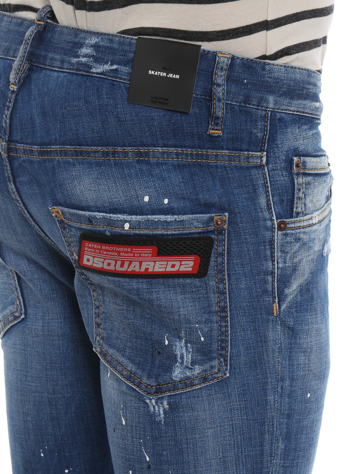 Skinny jeans Dsquared2 - Tight bottom distressed Skater jeans 