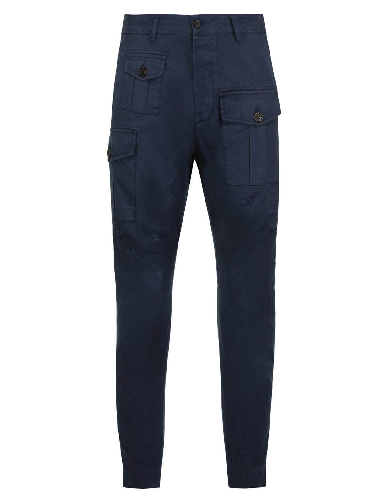 Casual trousers Dsquared2 - Cargo pants in blue - S74KB0464S41794505