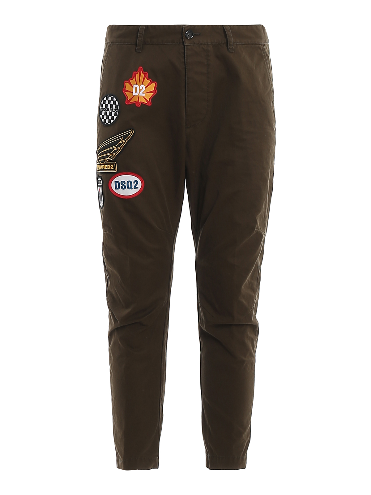 DSQUARED2 SEXY CARGO CHINO TROUSERS