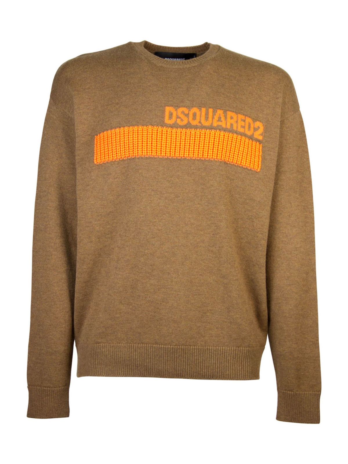 Dsquared2 - Striped knitted pullover in 