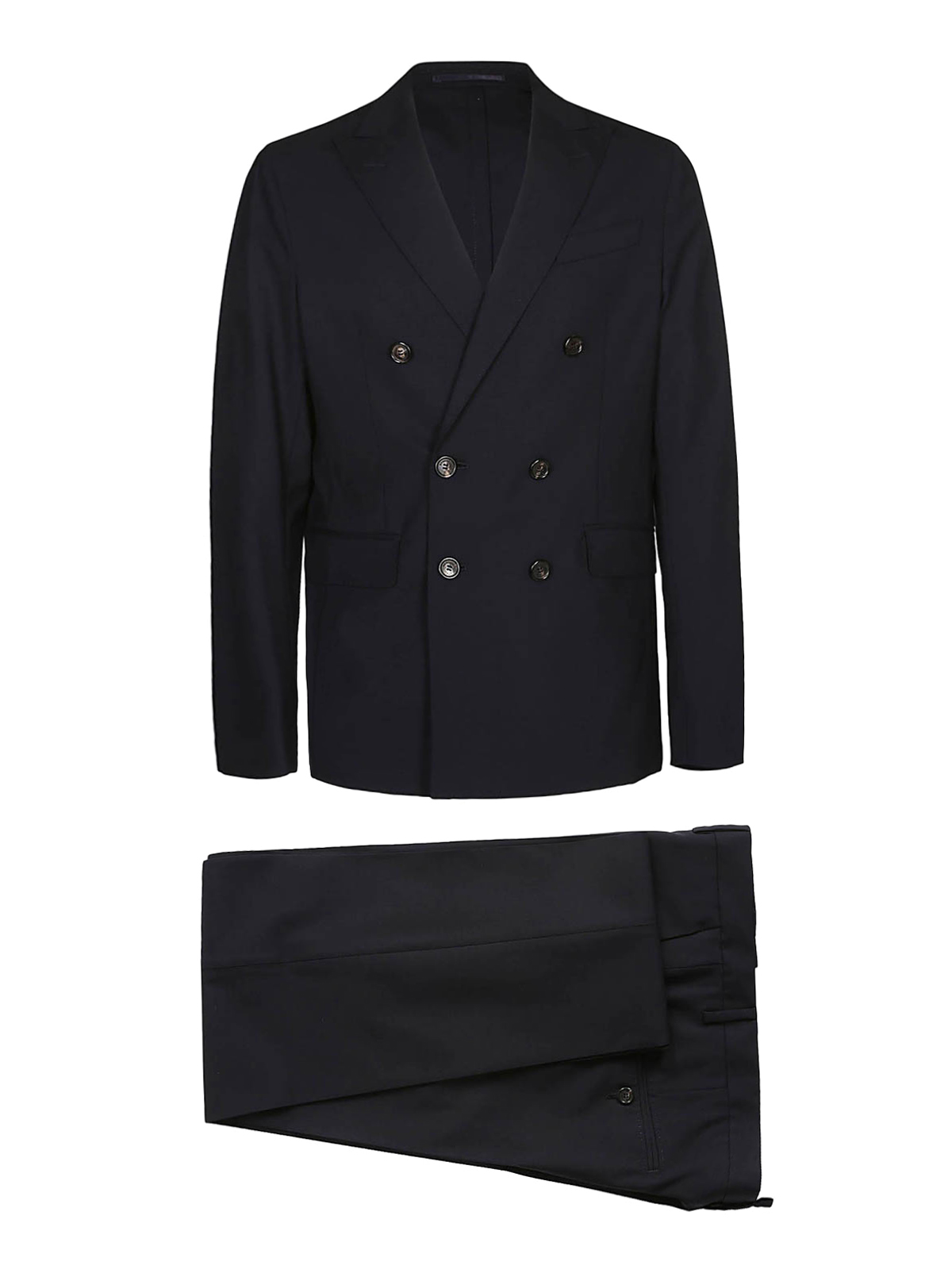 Formal suits Dsquared2 - Napoli stretch cool wool double-breasted suit ...