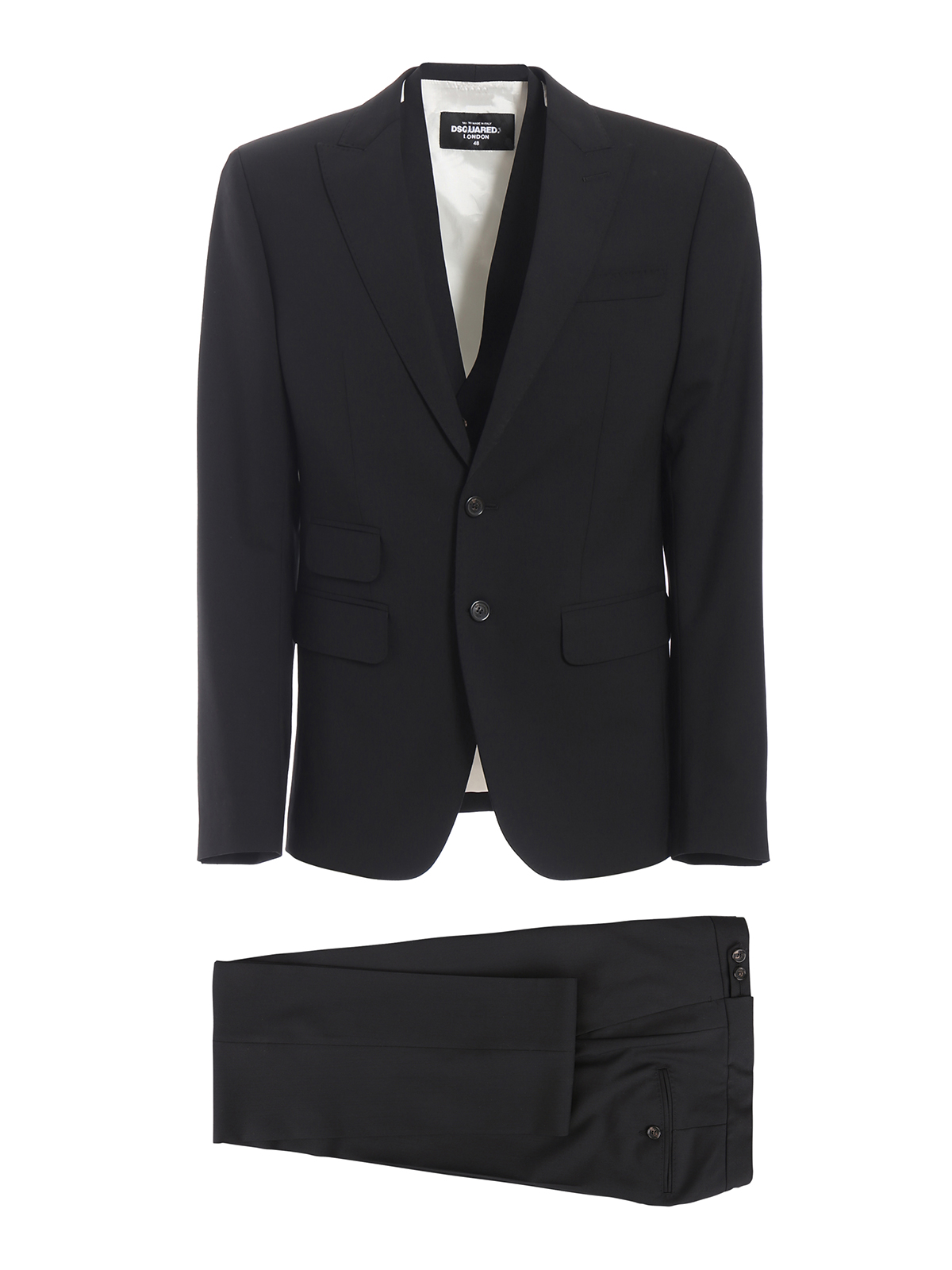 Formal suits Dsquared2 - Three-piece virgin wool suit - S74FS0018S40320900