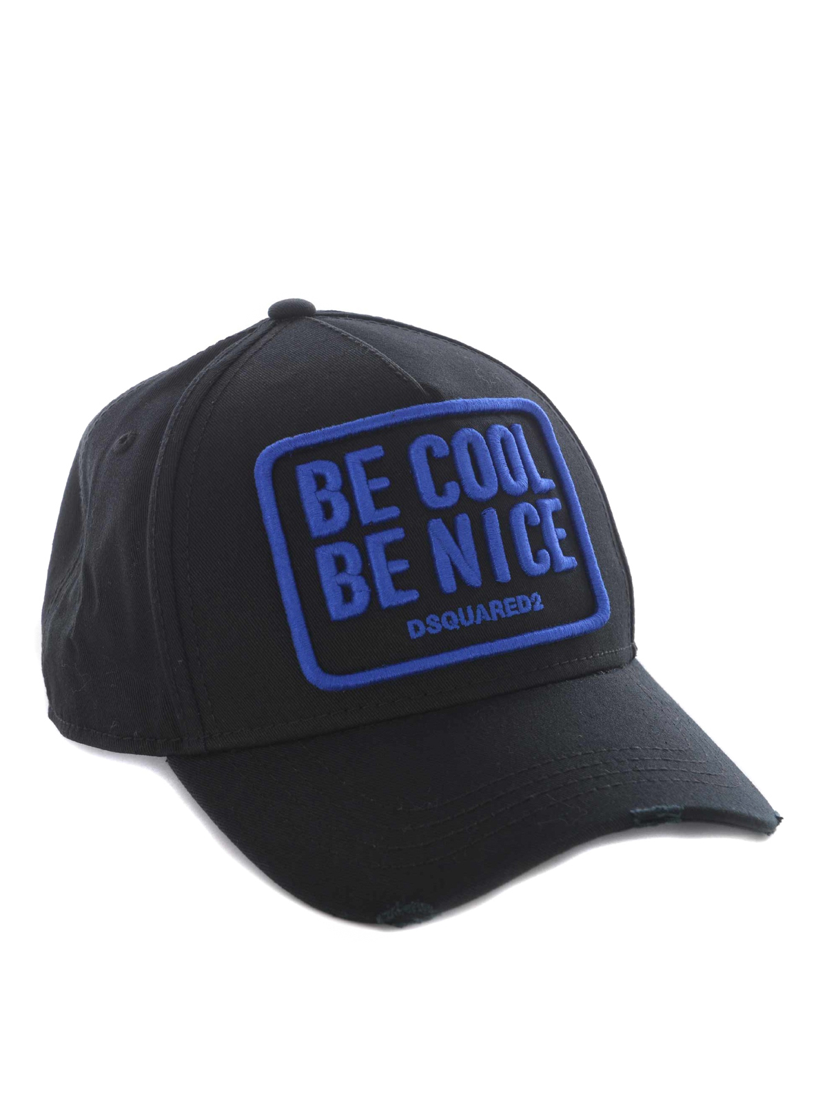 Be Cool Be Nice black baseball cap 