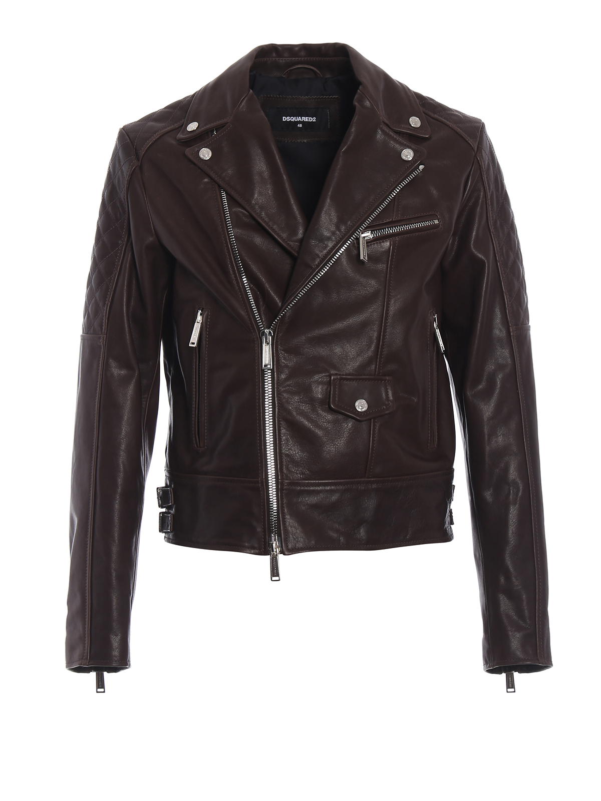 Leather jacket Dsquared2 - Precious leather biker jacket ...