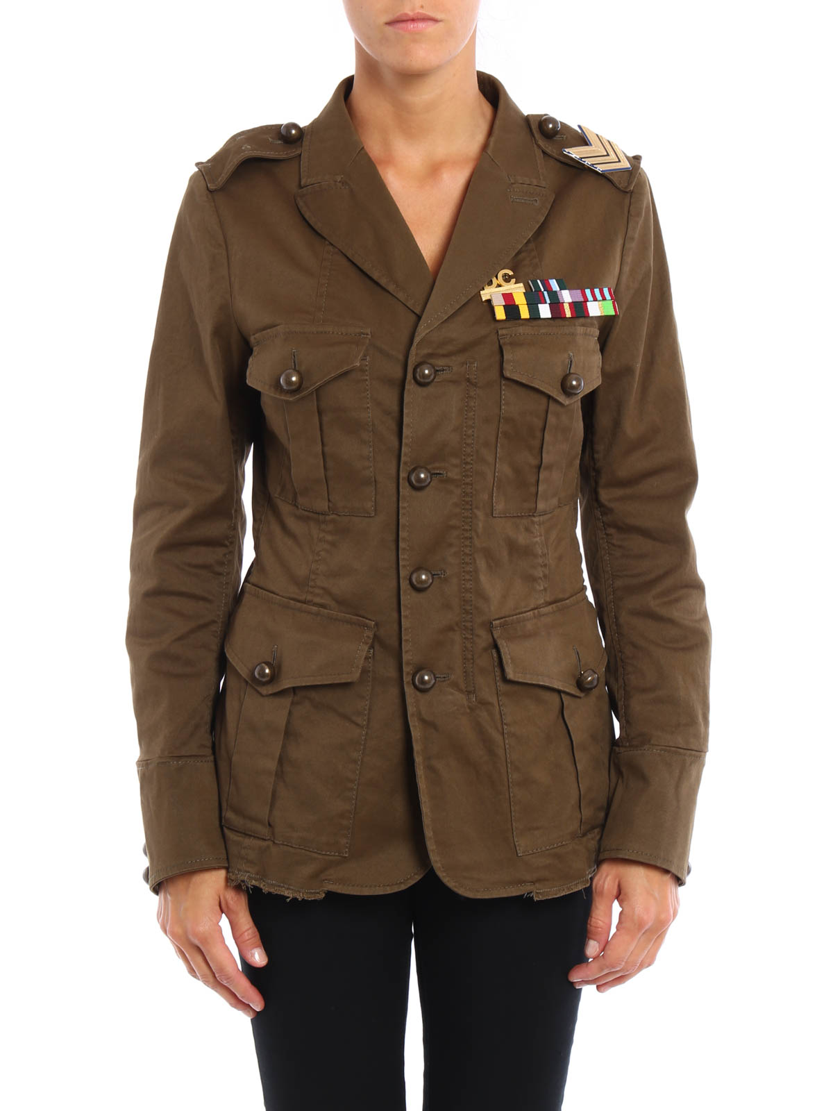 dsquared2 military jacket