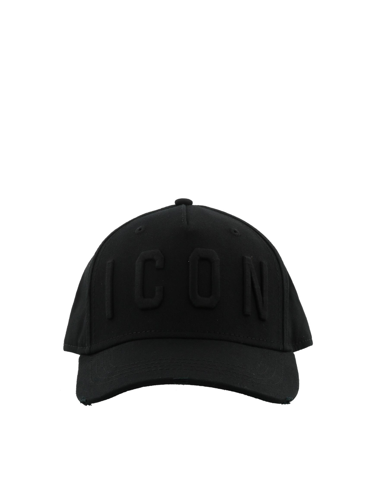 dsquared2 black icon cap
