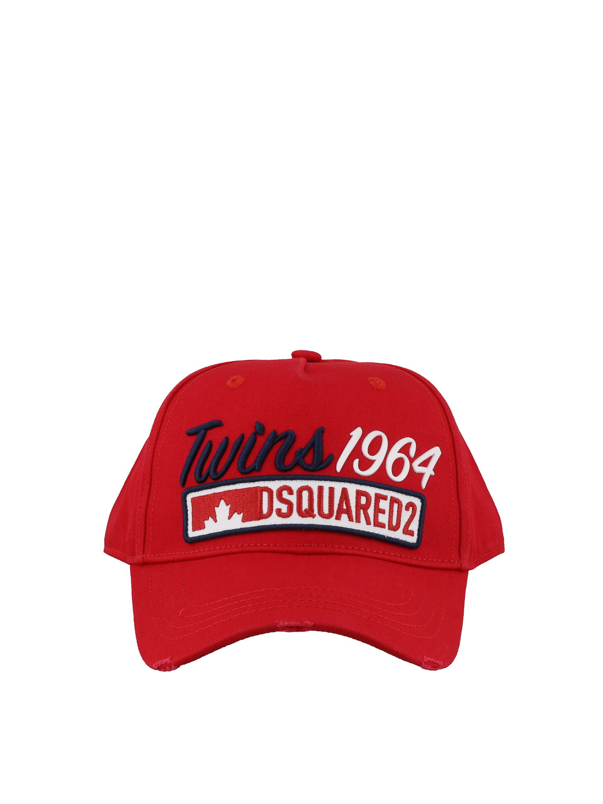 Tektonisch koud ik klaag Hats & caps Dsquared2 - Twins 1964 red baseball cap - BCM016905C000014065