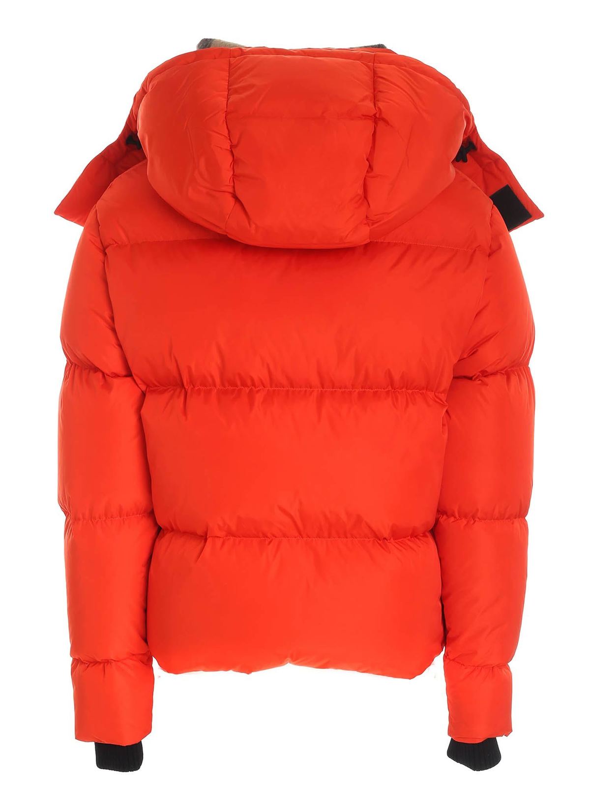 Padded jackets Dsquared2 - Check patterned lining short puffer jacket ...