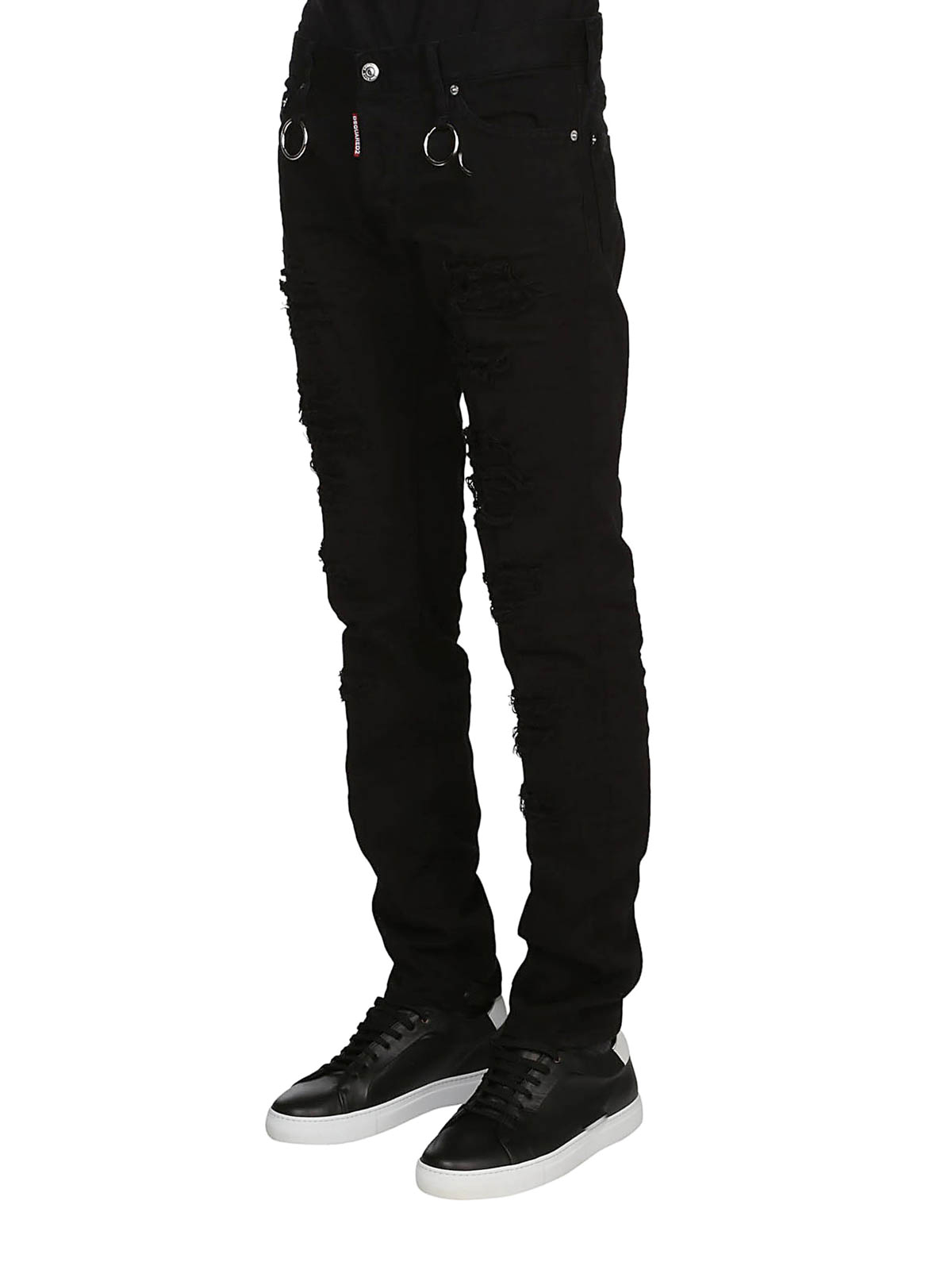 solid black skinny jeans