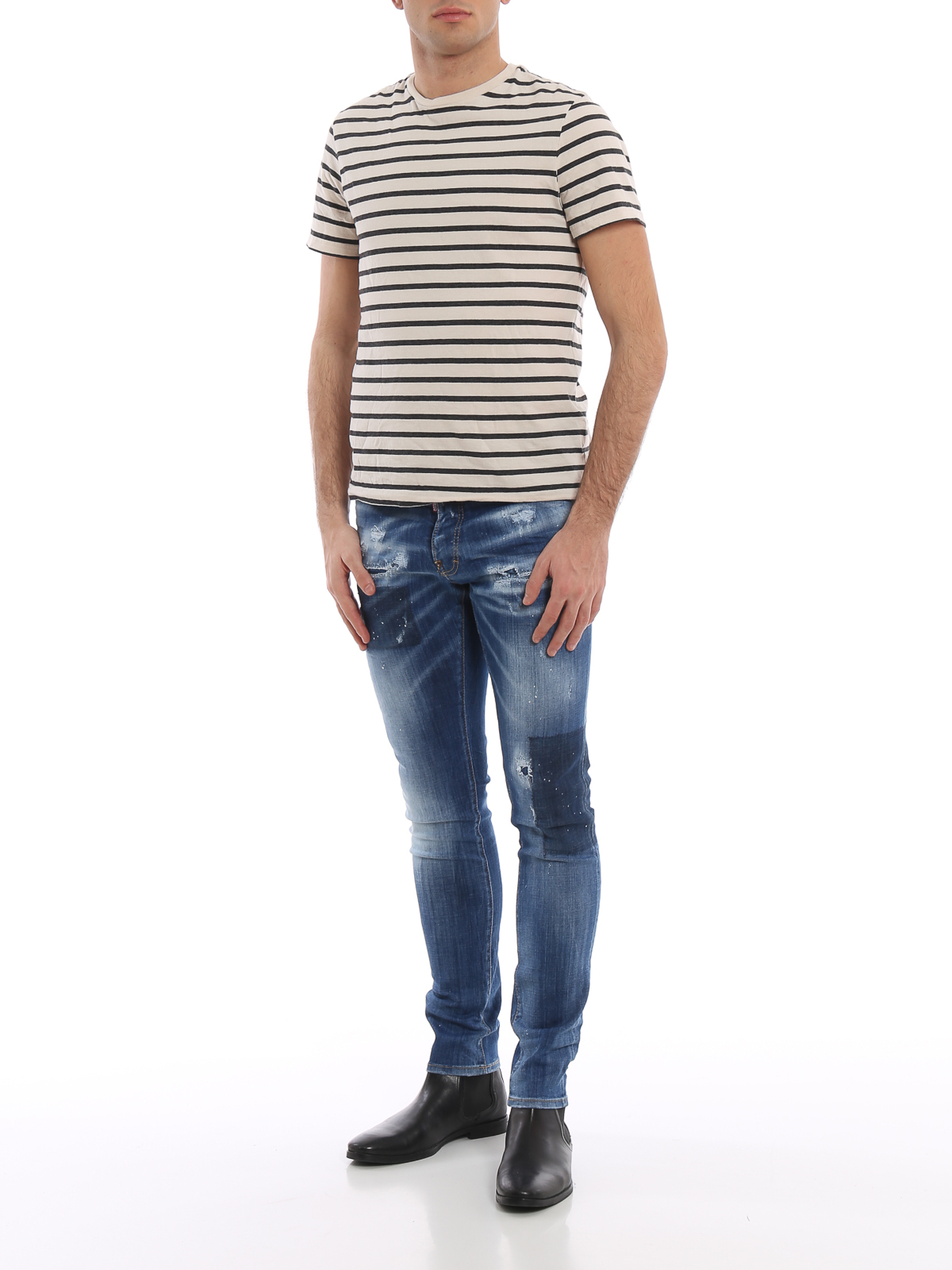 Skinny jeans Dsquared2 - Punk Revolution patch Cool Guy jeans 