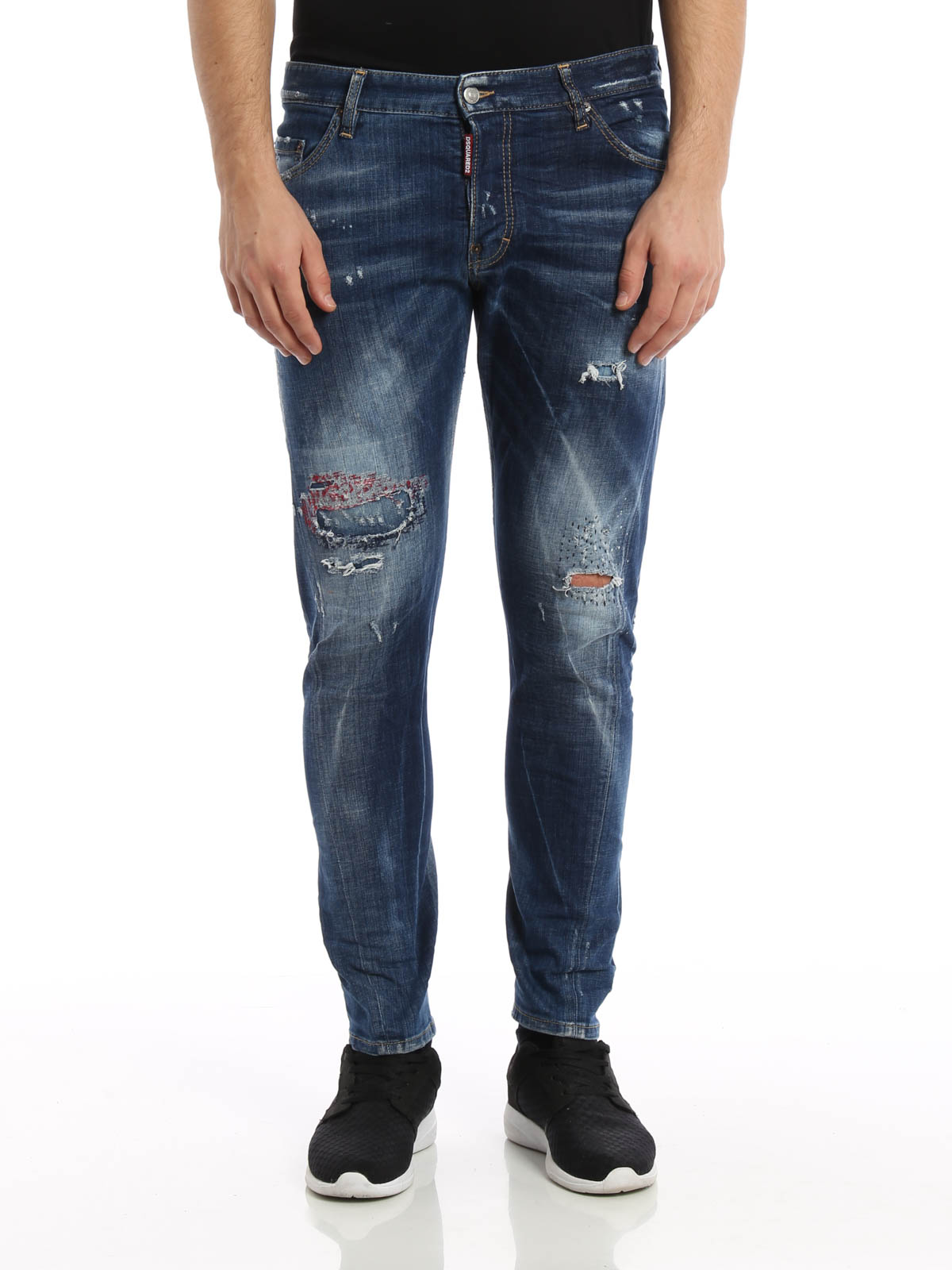 Skinny jeans Dsquared2 - Sexy Twist washed distressed jeans 