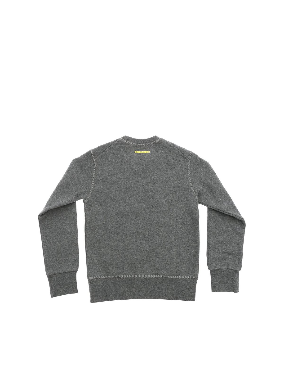 dark grey sweatshirt