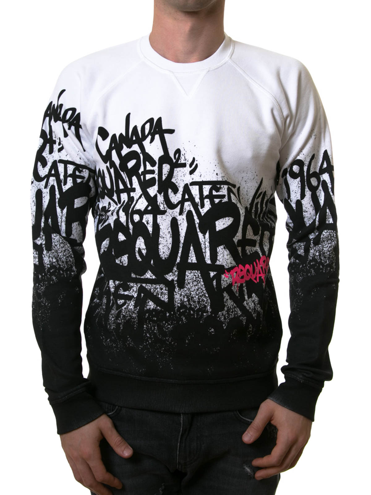 Bukken virtueel schoner Sweatshirts & Sweaters Dsquared2 - Graffiti sweatshirt - S74GU0118S25030100