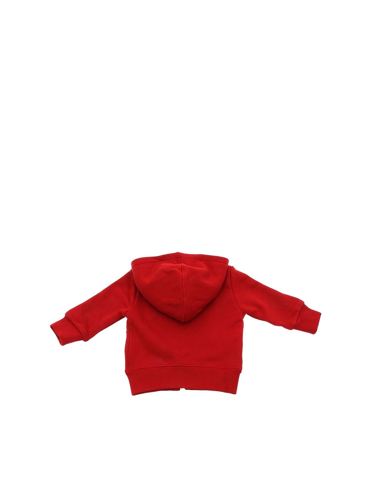 dsquared2 red sweatshirt