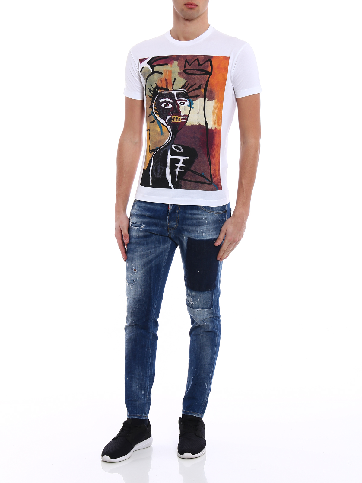 Tシャツ Dsquared2 - Tシャツ - Basquiat - S71GD0621S22844100
