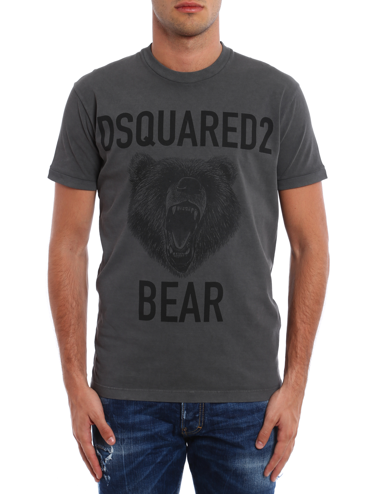Dsquared2 - Bear print cotton T-shirt 