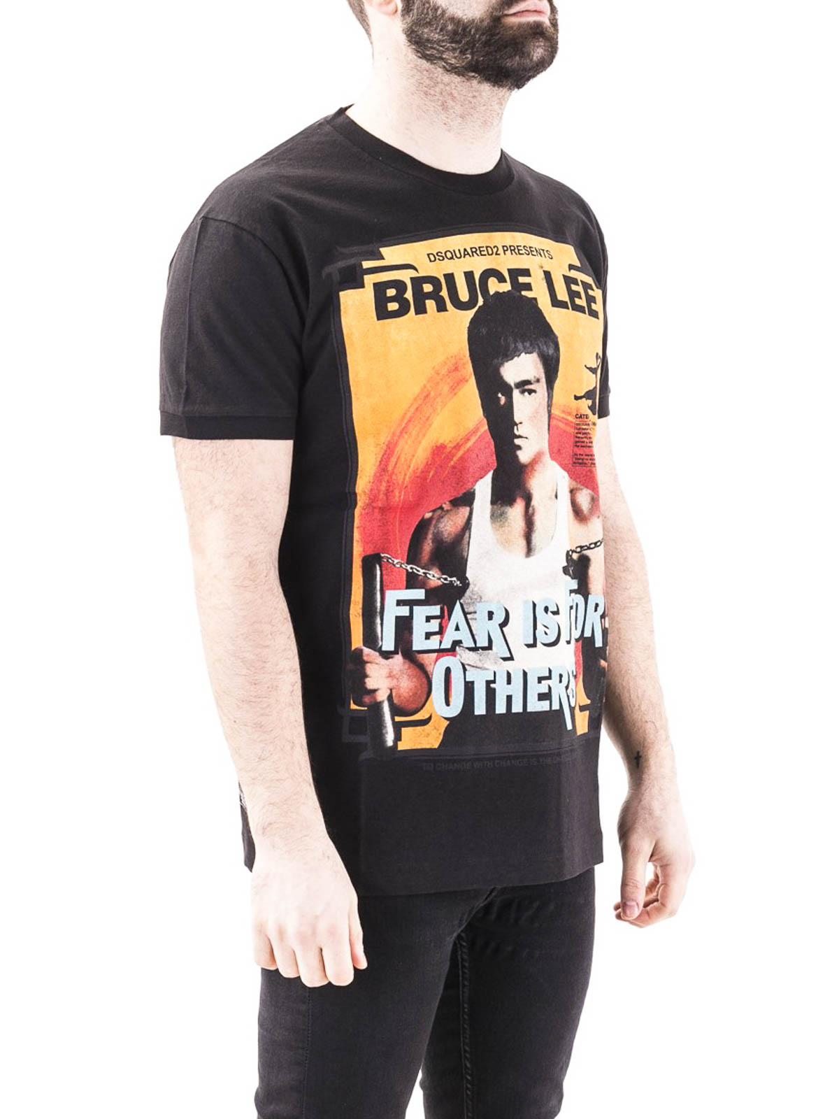 T-shirts Dsquared2 - Bruce Lee cotton T-shirt - S71GD0901S22507900