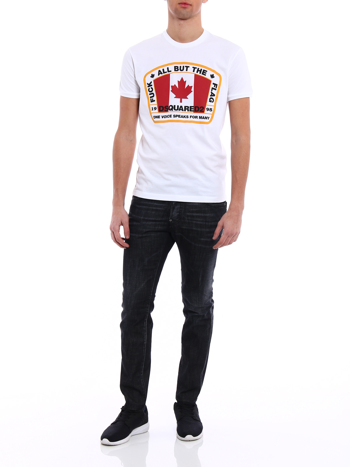 dsquared t shirt all but the flag