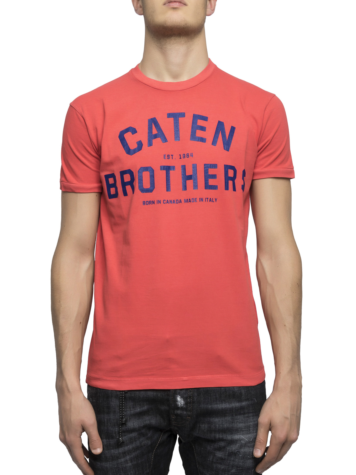 Stimulans Bangladesh Wijzer T-shirts Dsquared2 - Caten Brothers cotton Tee - S74GD0200S20694304